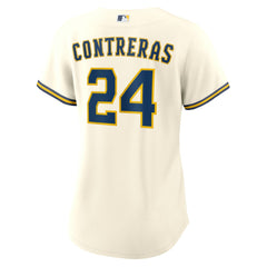 William Contreras Milwaukee Brewers Nike Women's Home Replica Jersey - MLB Jerseys
