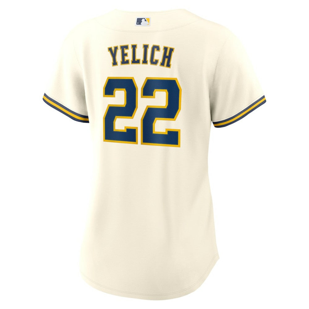 Christian Yelich Milwaukee Brewers Nike Women's Home Replica Jersey - MLB Jerseys