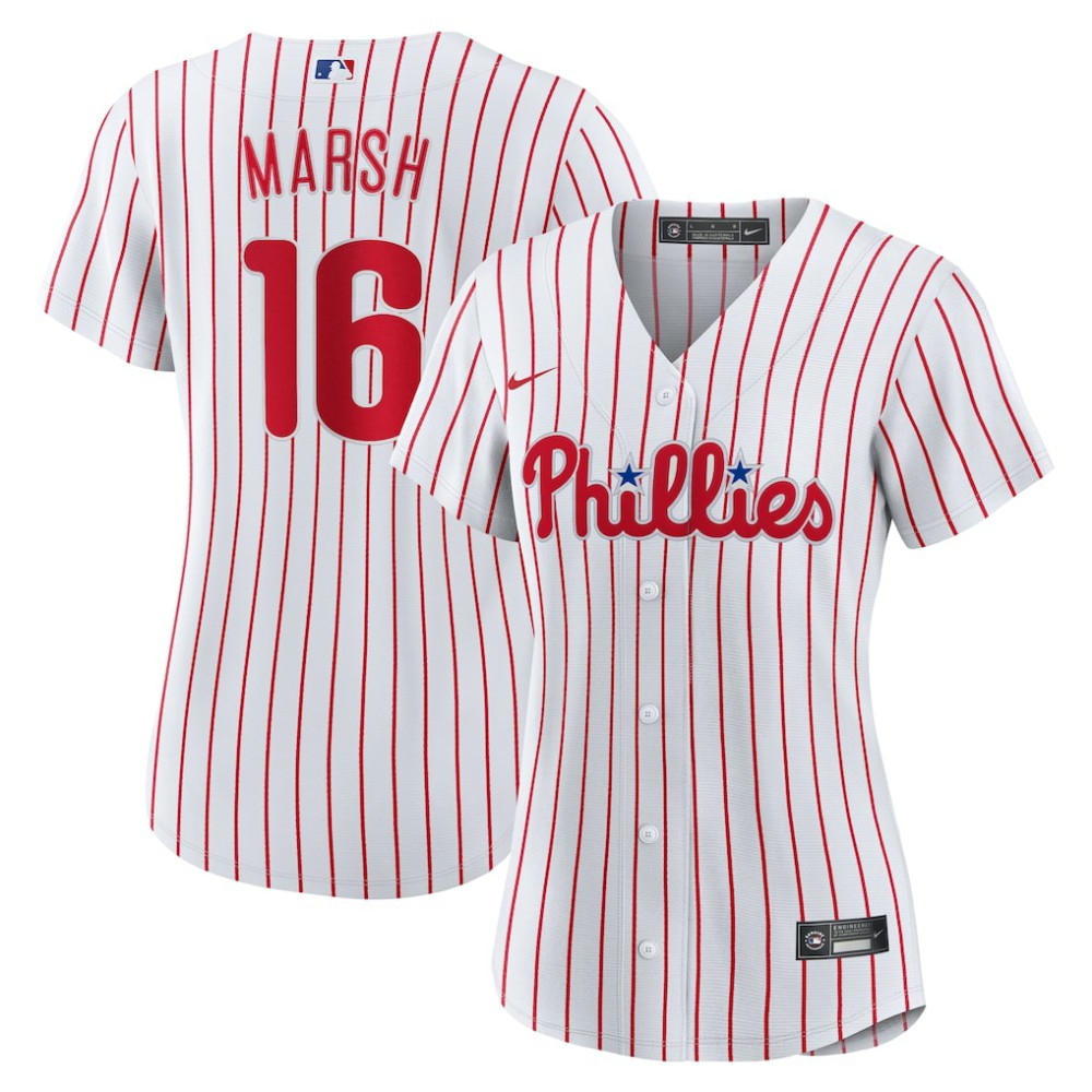 Brandon Marsh Philadelphia Phillies Nike Women's Home Replica Jersey - MLB Jerseys