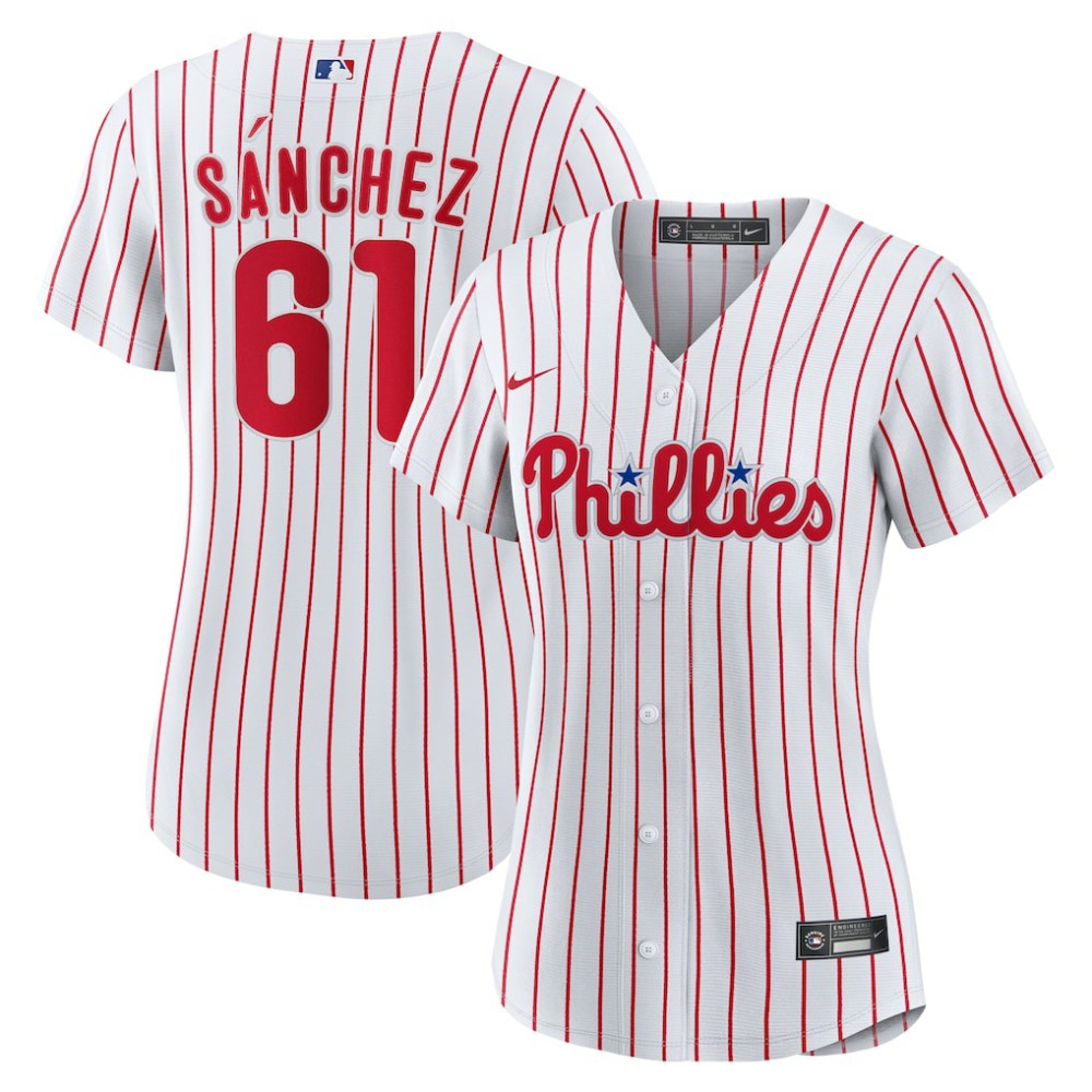Cristopher Sanchez Philadelphia Phillies Nike Women's Home Replica Jersey - MLB Jerseys