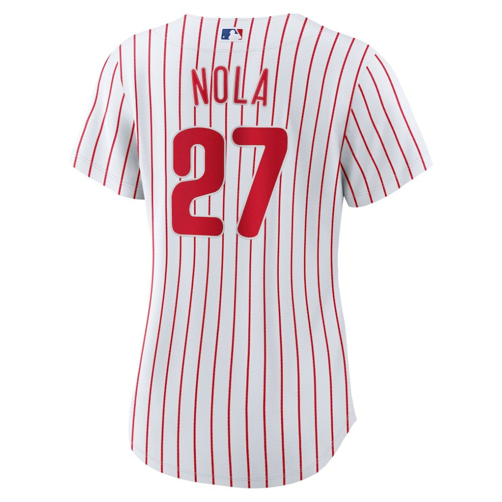 Aaron Nola Philadelphia Phillies Nike Women's Home Replica Jersey - MLB Jerseys