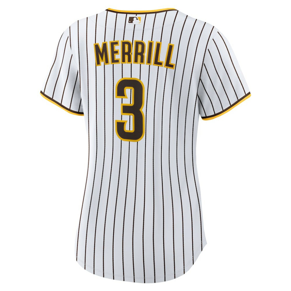 Jackson Merrill San Diego Padres Nike Women's Home Replica Jersey - MLB Jerseys