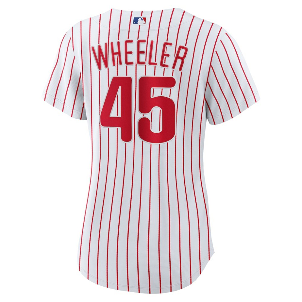 Zack Wheeler Philadelphia Phillies Nike Women's Home Replica Jersey - MLB Jerseys