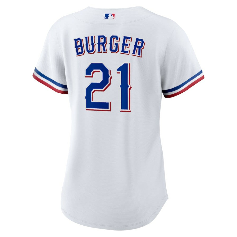 Jake Burger Texas Rangers Nike Women's Home Replica Jersey - MLB Jerseys