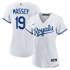 Michael Massey Kansas City Royals Nike Women's Home Replica Jersey - MLB Jerseys