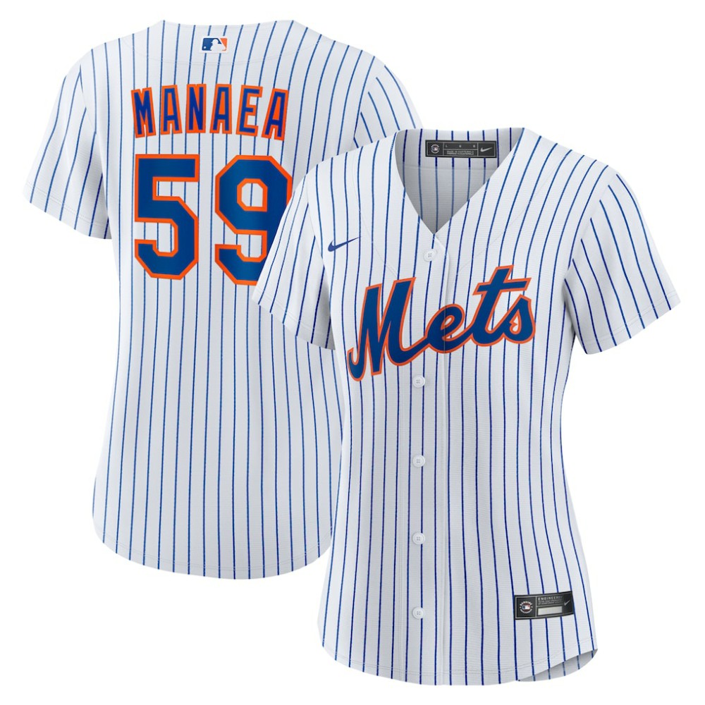 Sean Manaea New York Mets Nike Women's Home Replica Jersey - MLB Jerseys
