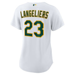 Shea Langeliers Athletics Nike Women's Home Replica Jersey - MLB Jerseys