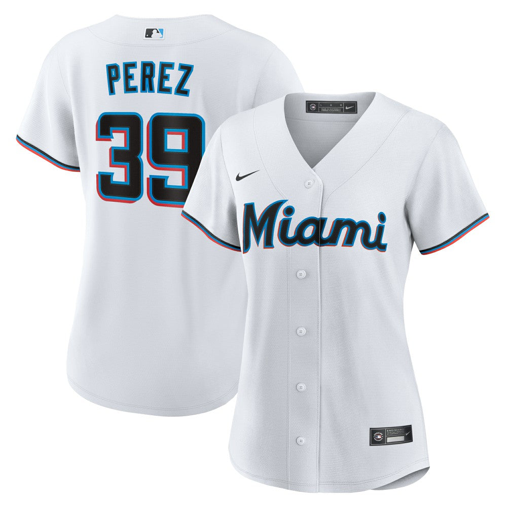 Eury Perez Miami Marlins Nike Women's Home Replica Jersey - MLB Jerseys