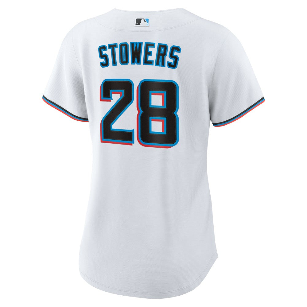 Kyle Stowers Miami Marlins Nike Women's Home Replica Jersey - MLB Jerseys