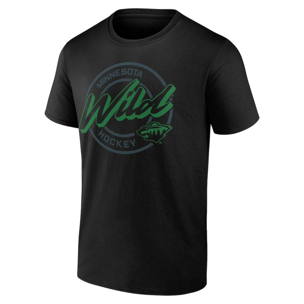Minnesota Wild Color Block Puck T-Shirt -  NHL T-shirts