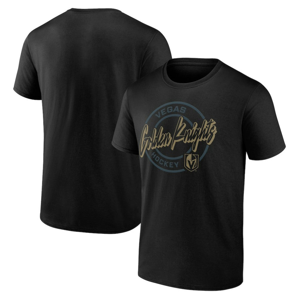 Vegas Golden Knights Color Block Puck T-Shirt -  NHL T-shirts