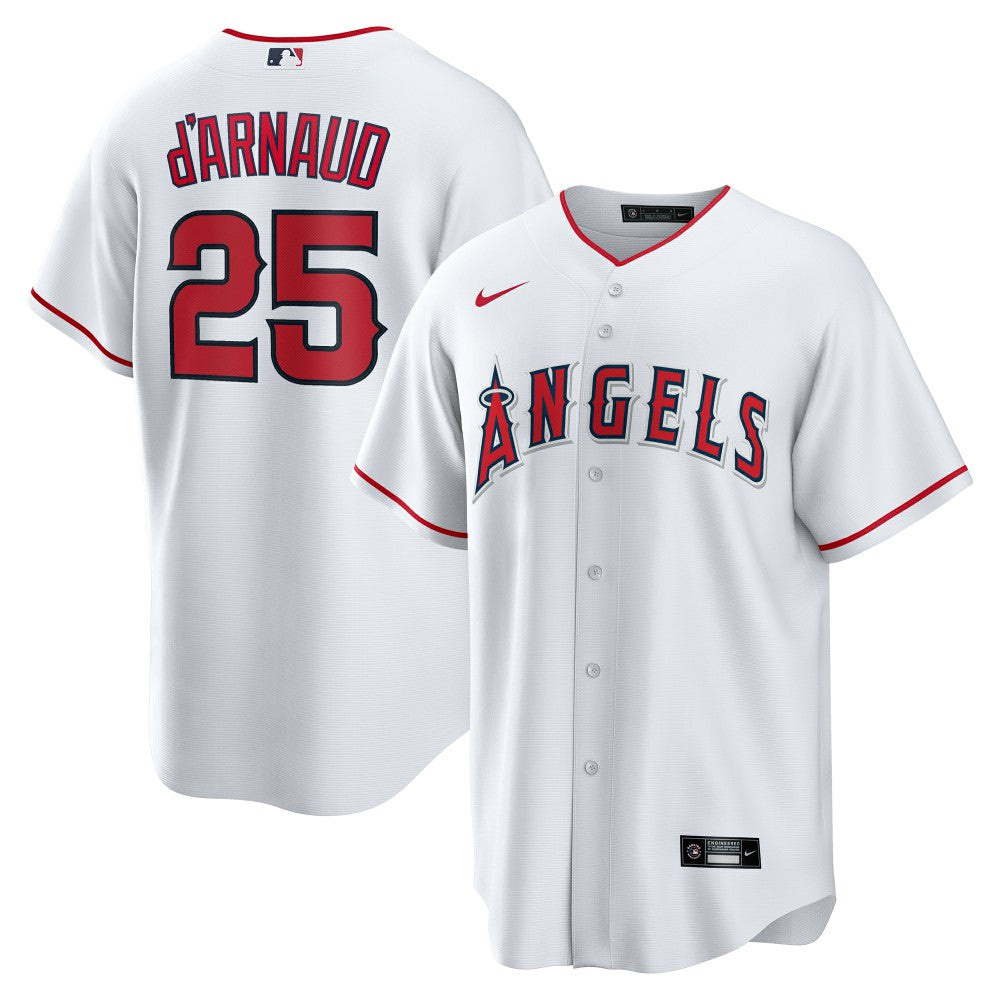 Travis d'Arnaud Los Angeles Angels Nike Home Replica Jersey - MLB Jerseys