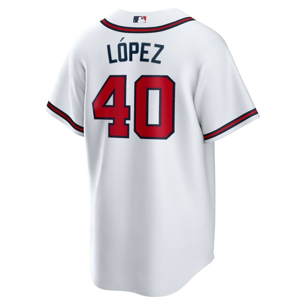 Reynaldo Lopez Atlanta Braves Nike Home Replica Jersey - MLB Jerseys