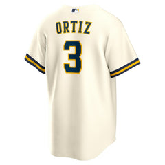 Joey Ortiz Milwaukee Brewers Nike Home Replica Jersey - MLB Jerseys