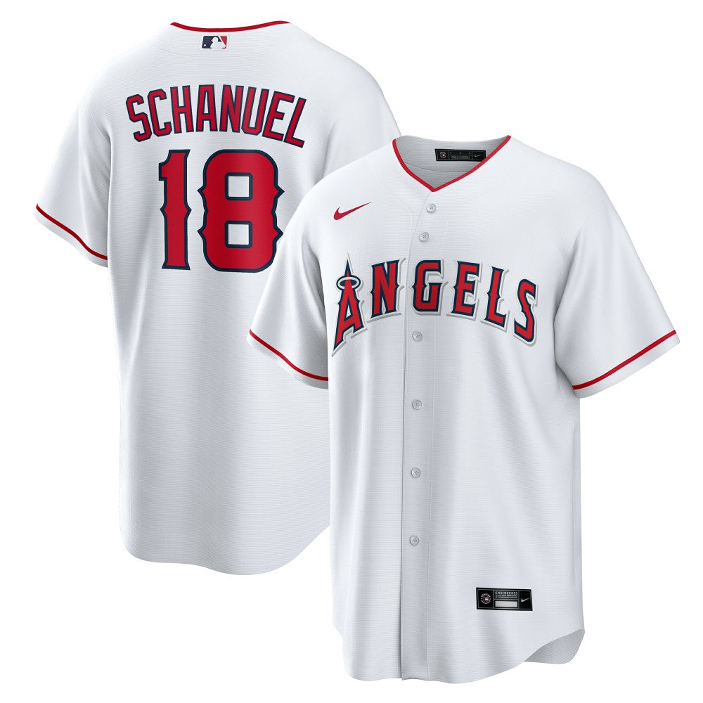 Nolan Schanuel Los Angeles Angels Nike Home Replica Jersey - MLB Jerseys