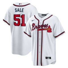 Chris Sale Atlanta Braves Nike Home Replica Jersey - MLB Jerseys