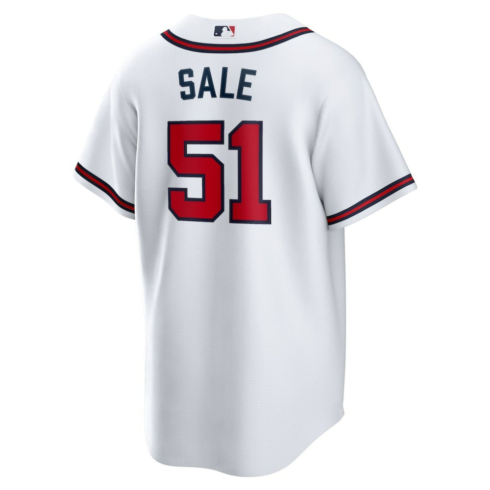 Chris Sale Atlanta Braves Nike Home Replica Jersey - MLB Jerseys