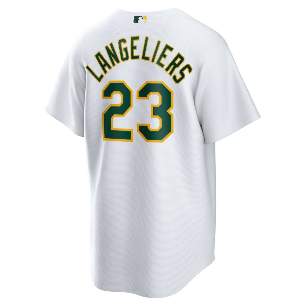 Shea Langeliers Athletics Nike Home Replica Jersey - MLB Jerseys