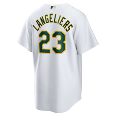 Shea Langeliers Athletics Nike Home Replica Jersey - MLB Jerseys