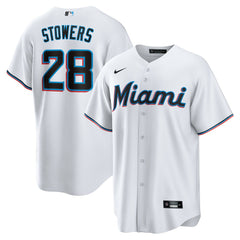 Kyle Stowers Miami Marlins Nike Home Replica Jersey - MLB Jerseys