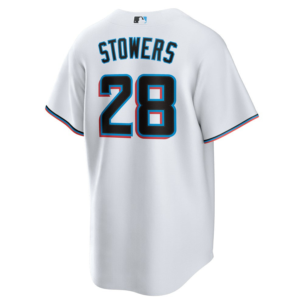 Kyle Stowers Miami Marlins Nike Home Replica Jersey - MLB Jerseys
