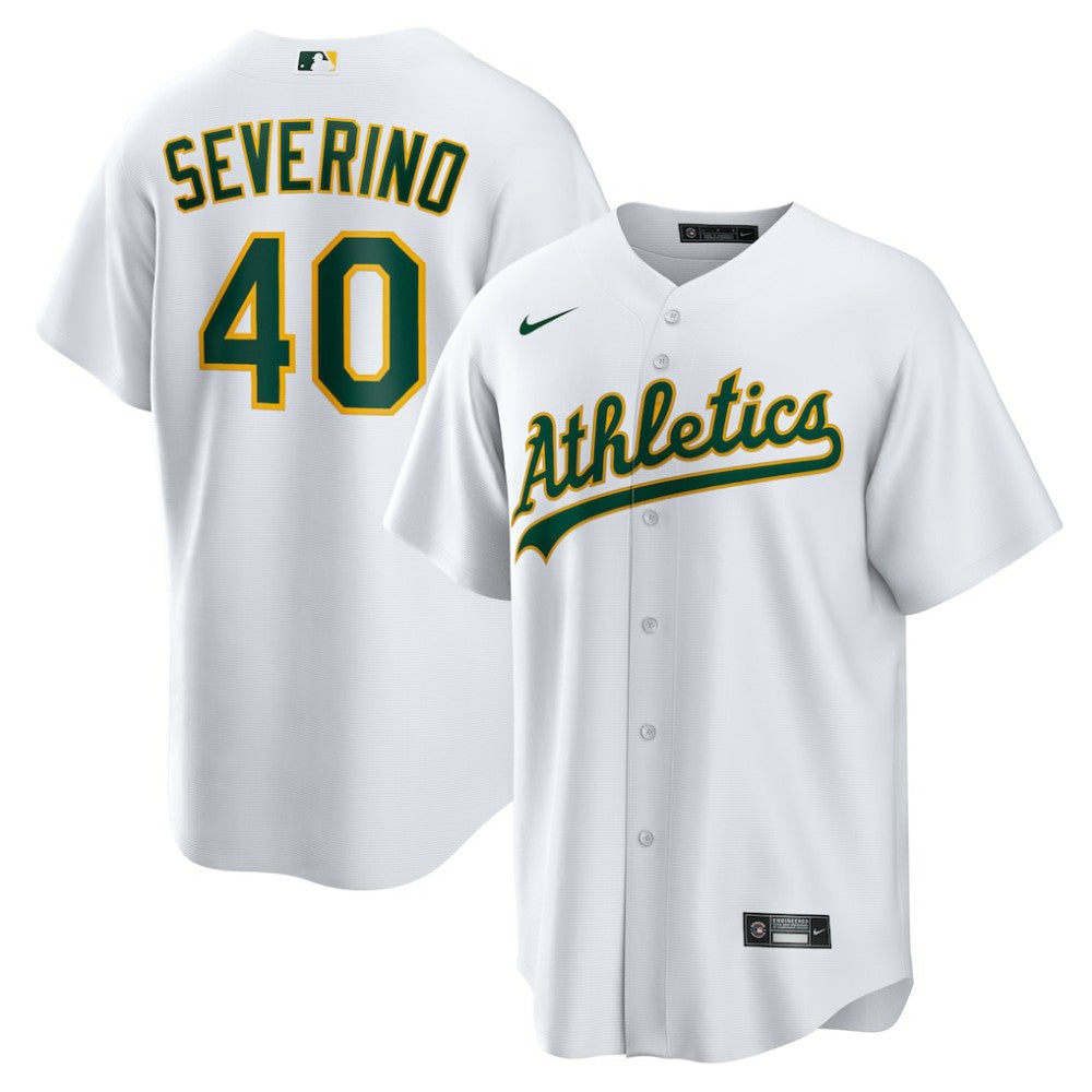 Luis Severino Athletics Nike Home Replica Jersey - MLB Jerseys
