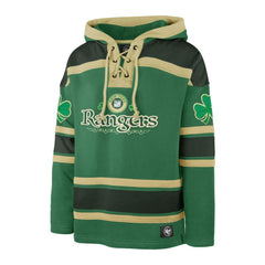 New York Rangers '47 St. Patrick's Day McLucky Superior Lacer Pullover Hoodie -  NHL Hoodies