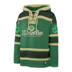 New Jersey Devils '47 St. Patrick's Day McLucky Superior Lacer Pullover Hoodie -  NHL Jerseys
