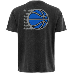 Black Orlando Magic Sportiqe Unisex Rock & Roll Collection Angus Premium Mineral Wash T-Shirt | NBA