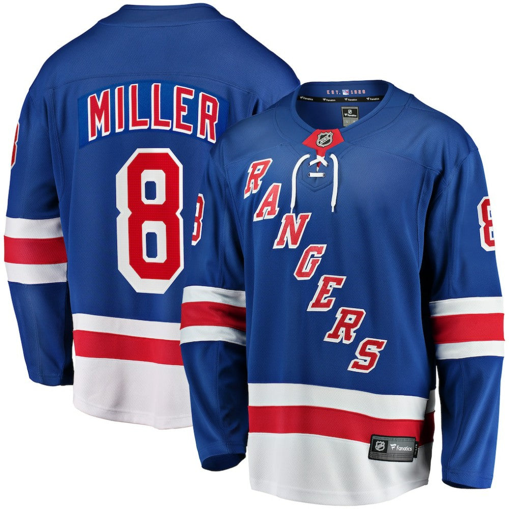 J.T. Miller New York Rangers Fanatics Home Breakaway Jersey -  NHL Jerseys