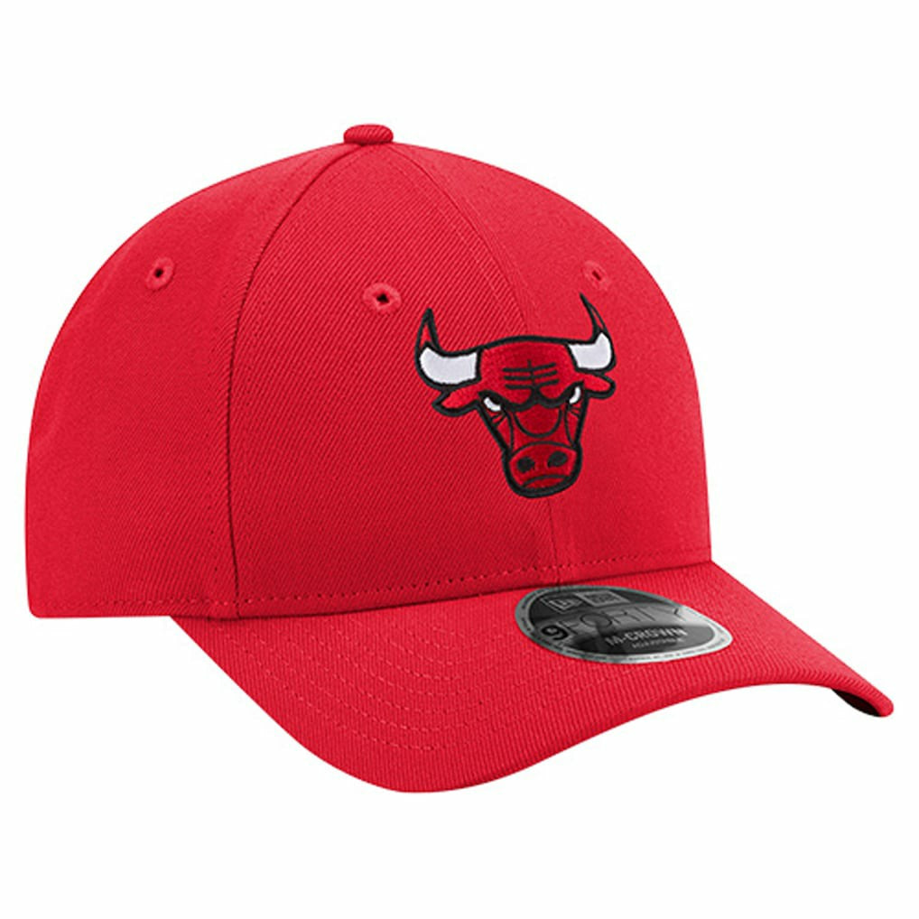 Red Chicago Bulls 9FORTY Stock M-Crown Adjustable Hat | NBA