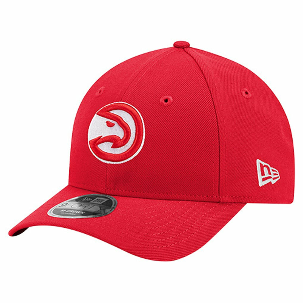 Red Atlanta Hawks 9FORTY Stock M-Crown Adjustable Hat | NBA