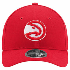 Red Atlanta Hawks 9FORTY Stock M-Crown Adjustable Hat | NBA