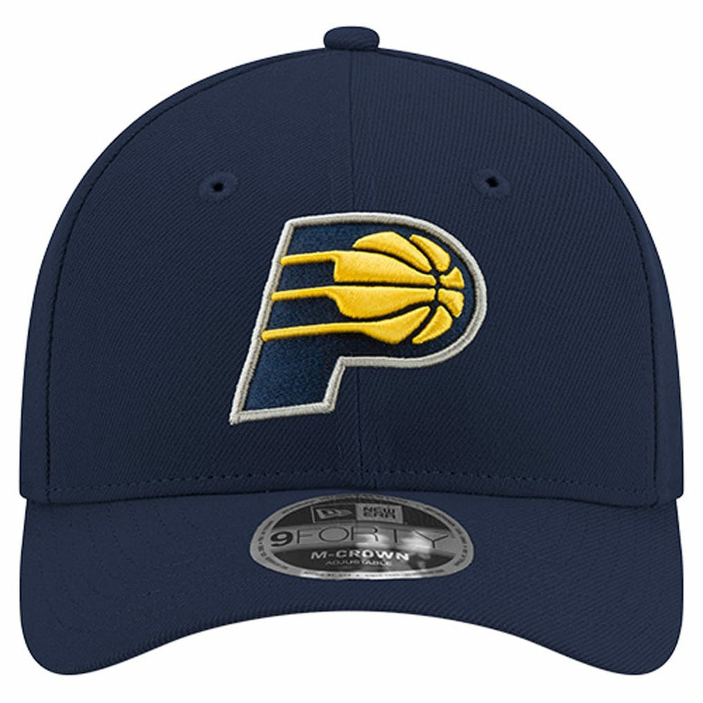 Navy Indiana Pacers 9FORTY Stock M-Crown Adjustable Hat | NBA