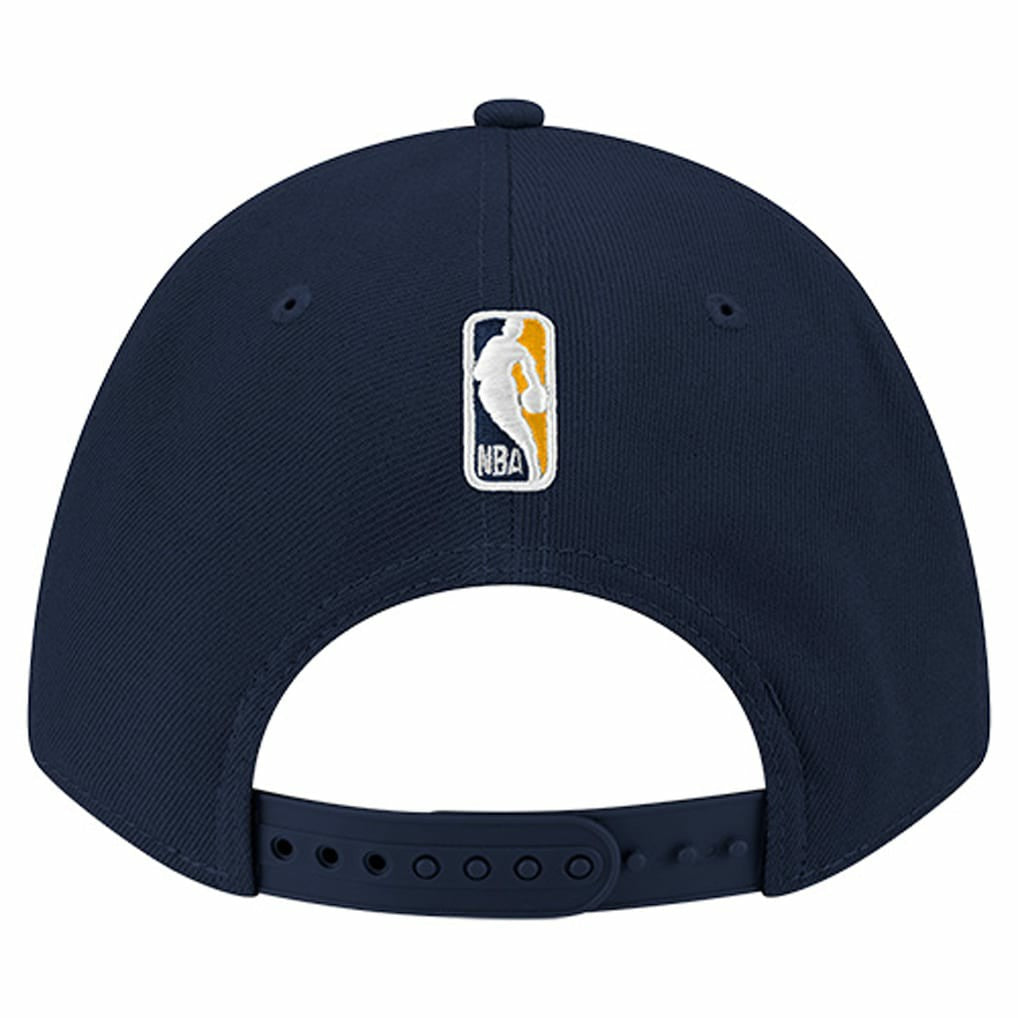 Navy Indiana Pacers 9FORTY Stock M-Crown Adjustable Hat | NBA