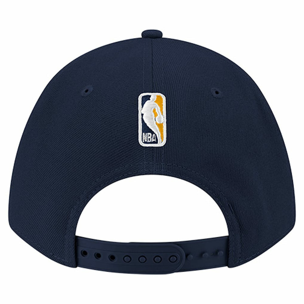 Navy Indiana Pacers 9FORTY Stock M-Crown Adjustable Hat | NBA