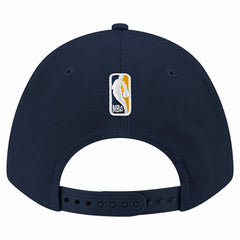 Navy Indiana Pacers 9FORTY Stock M-Crown Adjustable Hat | NBA