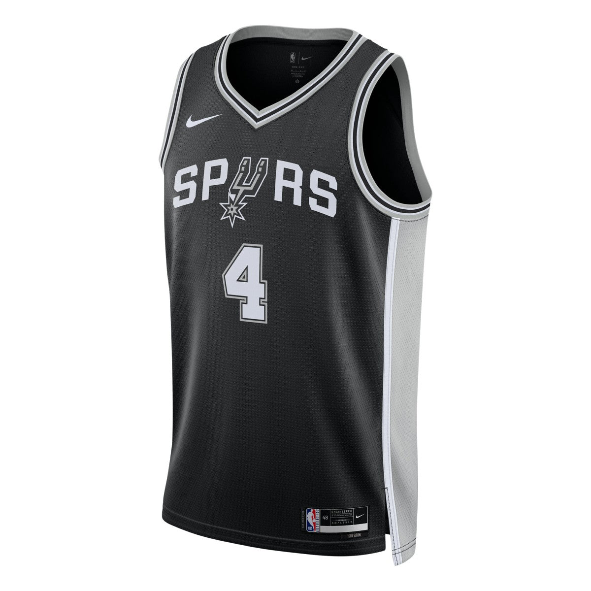 Black De'Aaron Fox San Antonio Spurs Unisex Swingman Player Jersey | NBA