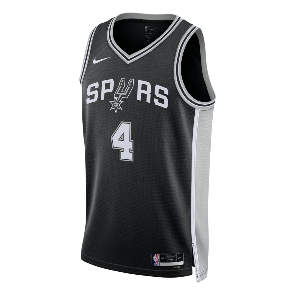 Black De'Aaron Fox San Antonio Spurs Unisex Swingman Player Jersey | NBA