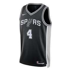 Black De'Aaron Fox San Antonio Spurs Unisex Swingman Player Jersey | NBA