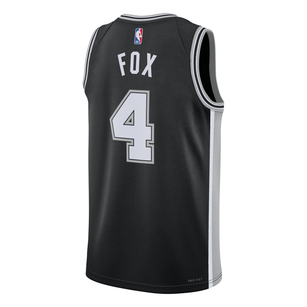 Black De'Aaron Fox San Antonio Spurs Unisex Swingman Player Jersey | NBA