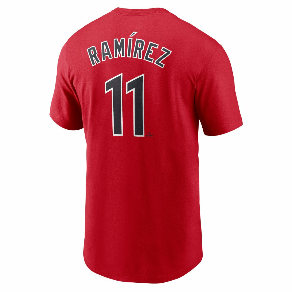 Jose Ramirez Cleveland Guardians Nike Fuse Name & Number T-Shirt - MLB T-shirts