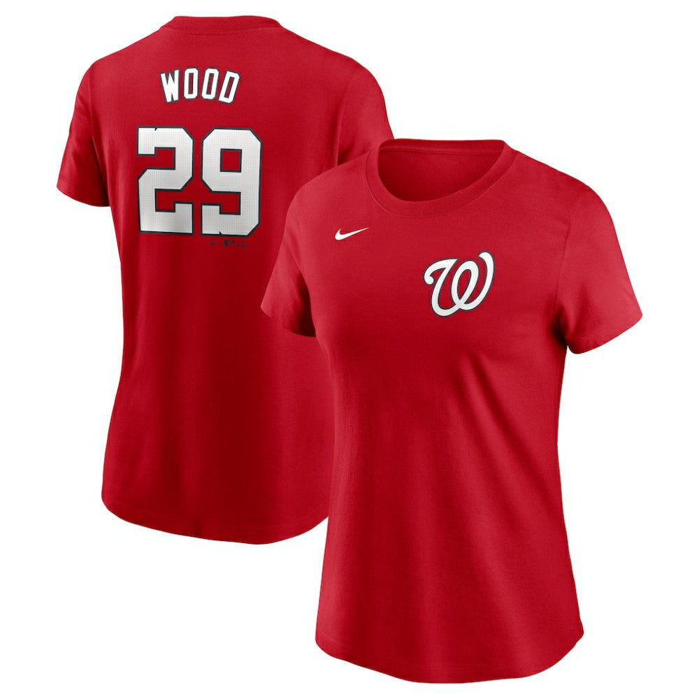 James Wood Washington Nationals Nike Women's Cooperstown Collection Fuse Name & Number T-Shirt - MLB T-shirts