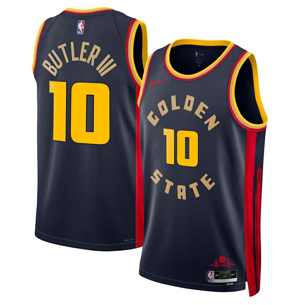 Navy Jimmy Butler Golden State Warriors Unisex Swingman Jersey sale | NBA