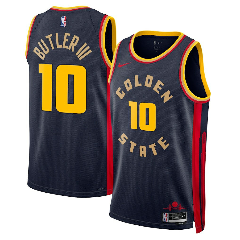 Navy Jimmy Butler Golden State Warriors Unisex Swingman Jersey sale | NBA