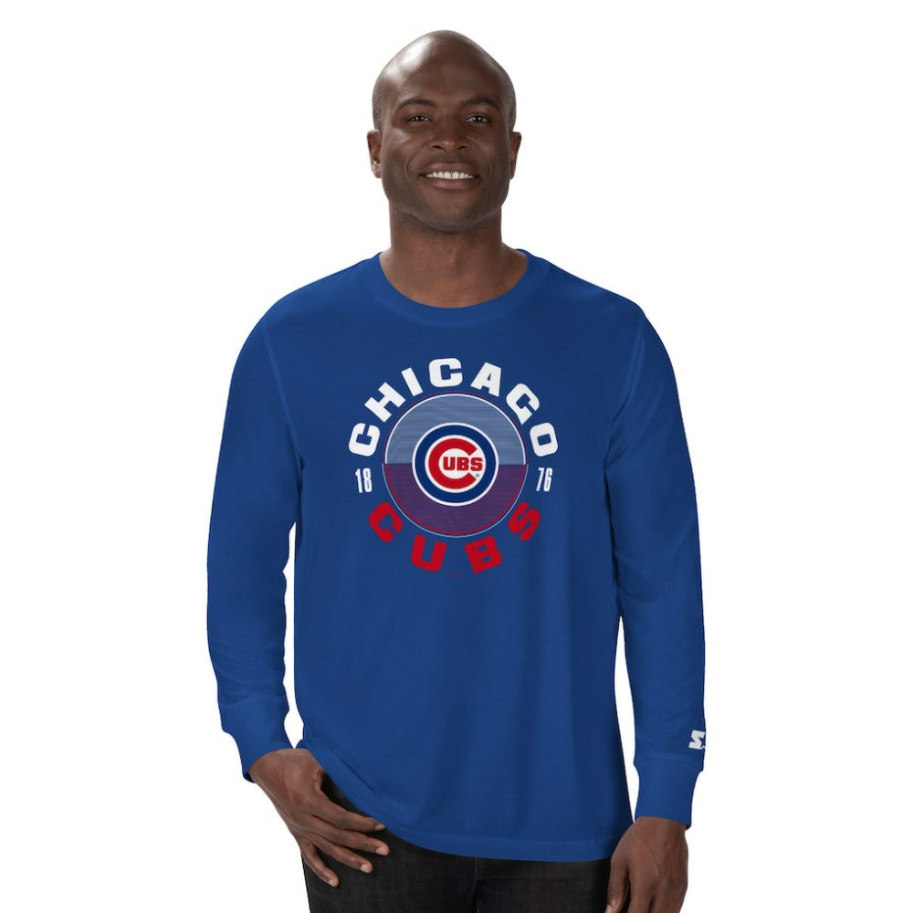 Chicago Cubs Starter Halftime Long Sleeve T-Shirt - MLB T-shirts
