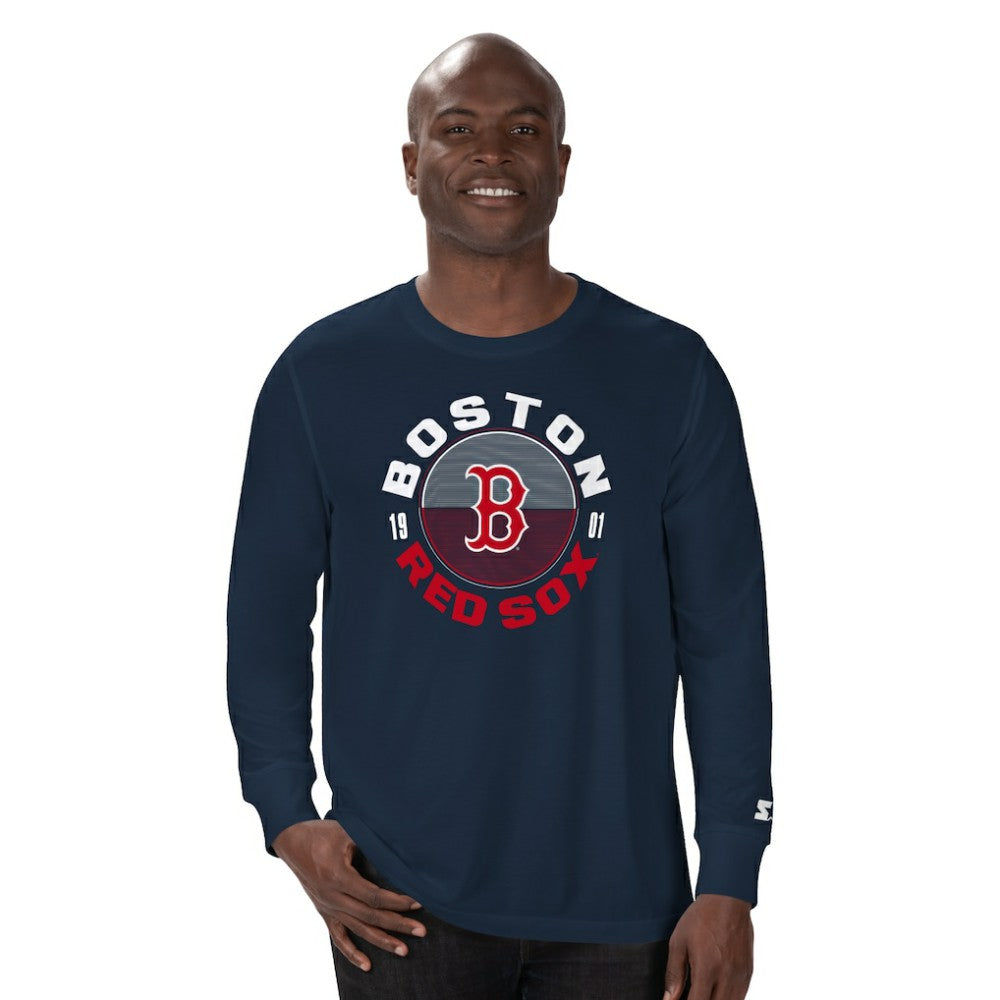 Boston Red Sox Starter Halftime Long Sleeve T-Shirt - MLB T-shirts
