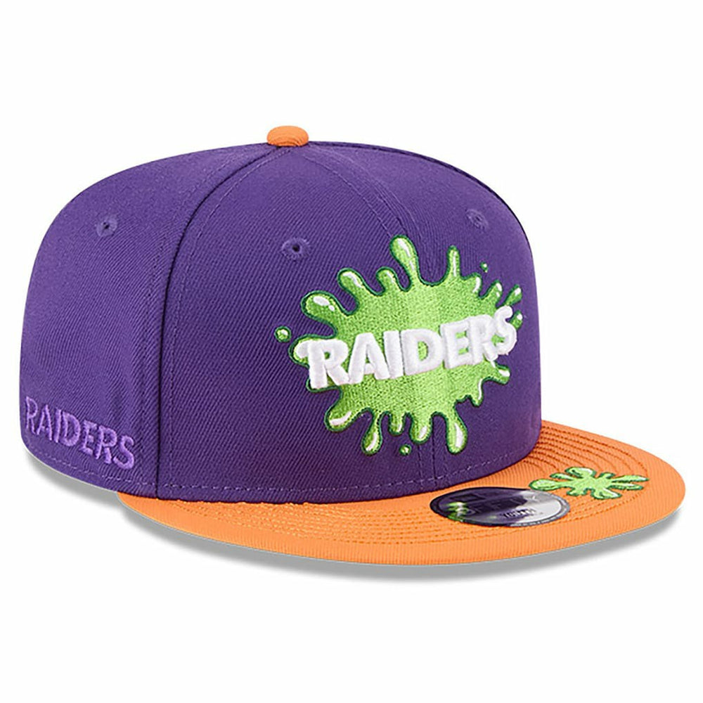 Las Vegas Raiders Youth Nickelodeon Slime 9FIFTY Snapback Hat | NFL Outlet