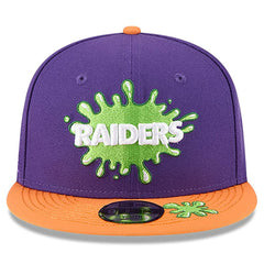 Las Vegas Raiders Youth Nickelodeon Slime 9FIFTY Snapback Hat | NFL Outlet