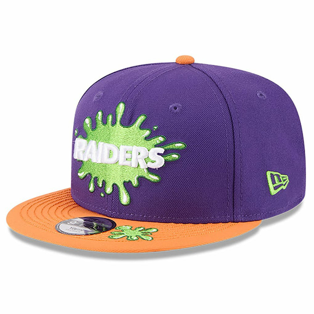 Las Vegas Raiders Youth Nickelodeon Slime 9FIFTY Snapback Hat | NFL Outlet